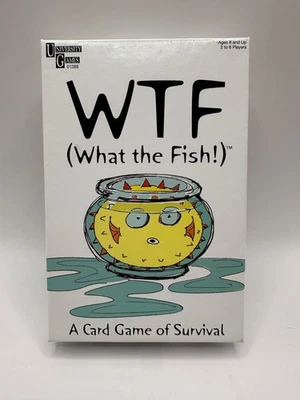 WTF (What the Fish!) A Card Game of Survival University Games Ages 8+ 2-6 Player - Image 1 of 4