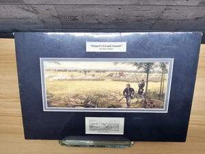 LITOGRAFÍA PICKETT'S GRAND ASALTO DE DALE GALLON - Imagen 1 de 6