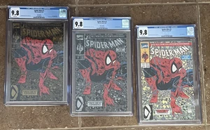 MEGA Todd McFarlane Spiderman #1 CGC 9.8 VENTA (3 libros/90 tarjetas coleccionables) - Imagen 1 de 24