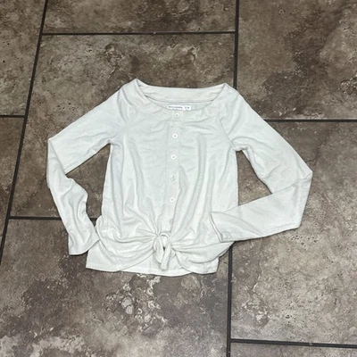 Suéter Abercrombie Niños Niñas Talla 9/10 Mediano/m Marfil En muy buena condición Foto 1 de 4