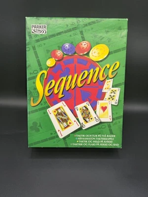 ⭐️ Vintage SEQUENCE Five in a Line STRATEGY BOARD GAME Parker 1997 - COMPLETE ⭐️ - Image 1 of 4