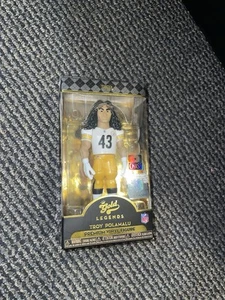 Troy Polamalu Funko Gold Legends Vinyl Figure New In Box NFL Steelers - Picture 1 of 2