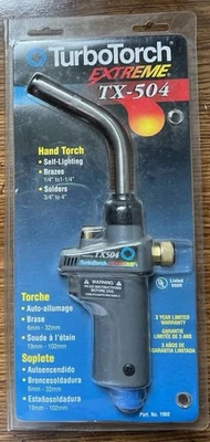 Turbo Torch Extreme TX- 504 Hand Torch Self Lighting Brazes Solders Torch New - Image 1 of 4