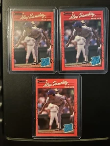 1990 Donruss - Rated Rookie #45 Alex Sanchez, RC, RARE Double Rookie ERROR CARDS - Bild 1 von 2