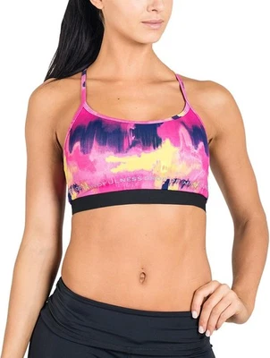 Drop Of Mindfulness Ladies Sports Bra Freja Print Multicolor, XS - Image 1 of 2