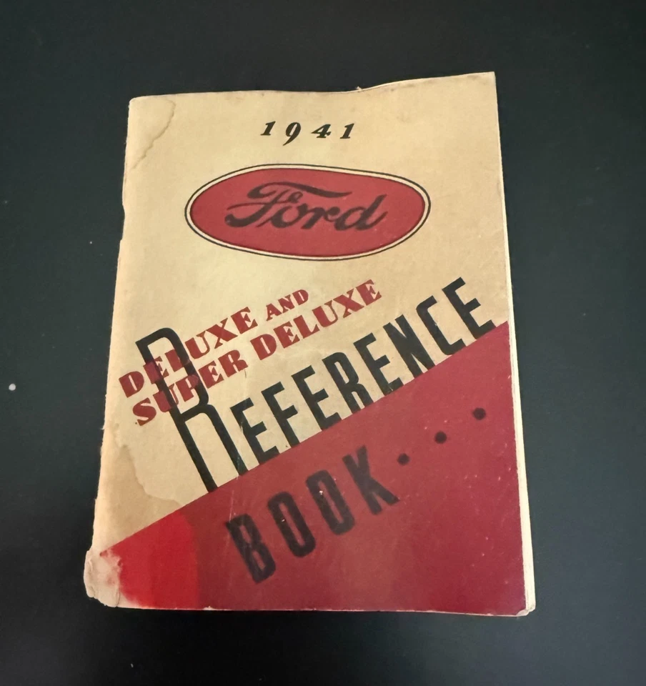 Libro de referencia Ford 1941 Deluxe y Super Deluxe - 63 PP. Foto 1 de 1