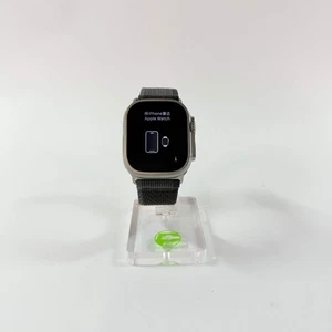 Desbloqueado Apple Watch Ultra 49MM Titanio Natural Negro Trail Loop MQF23LL/A - Imagen 1 de 11