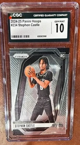 2024-2025 PRIZM STEPHON CASTLE  RC  CGC 10 GEM MINT - 7232 - Bild 1 von 1