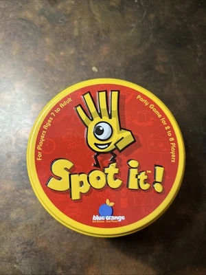 Blue Orange Spot It ! Card Game Tin Travel Game - Image 1 of 4