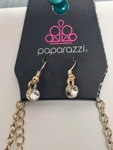 New With tags Paparazzi necklace and earring set fashion jewelry costume jewelry - Picture 1 of 6