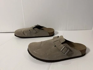 Universal Thread Taupe Slide On Comfort Mules Clog Women Fits Size 11 - Picture 1 of 6