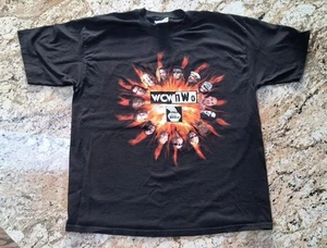 Vintage WCW Shirt Men’s XL Illinois Lottery Wrestling Crewneck Black - Picture 1 of 8