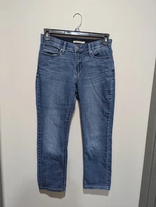 Levi's Jeans Damen Größe 6 Blau Perfekte Taille 525 Gerades Bein - Bild 1 von 4