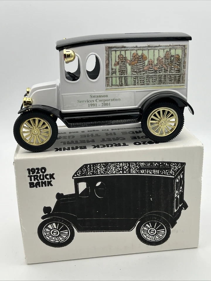 ERTL 1920 International Truck Bank Swanson Services Police 1991-2001 Foto 1 de 4