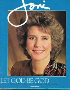 Joni Eareckson -Let God Be God - 1985 Songbook Sheet Music Word Music Publishing - Picture 1 of 2