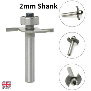 For Knock Furniture T Trim Campervan Motorhome Sets 2mm Slot Cutter Bit Router - Picture 1 of 11