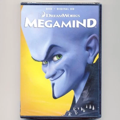 Megamind 2010 PG animated superhero family movie, new DVD Brad Pitt Will Farrell - Image 1 of 4