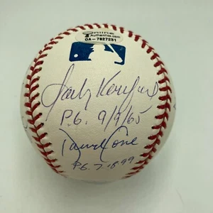 Perfect Game Signed Major League Baseball 11 Sigs Sandy Koufax PSA DNA COA - Picture 1 of 8