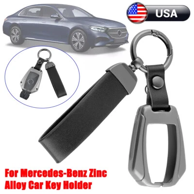 Zinc Alloy Smart Car Key Case Cover For Mercedes-Benz Fob Holder Accessories NEW - Image 1 of 4