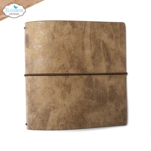 Elizabeth Craft Stonewashed Brown Square XL Art Journal - Picture 1 of 2