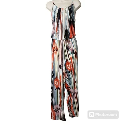 Mlle Gabrielle Mujer 2X Mono Sin Mangas Multicolor Azteca Arte Para Usar Boho Foto 1 de 4