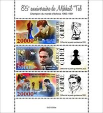 Guinea 2021 MNH Chess Stamps Anatoly Karpov Bobby Fischer Max Euwe Sports  1v S/S