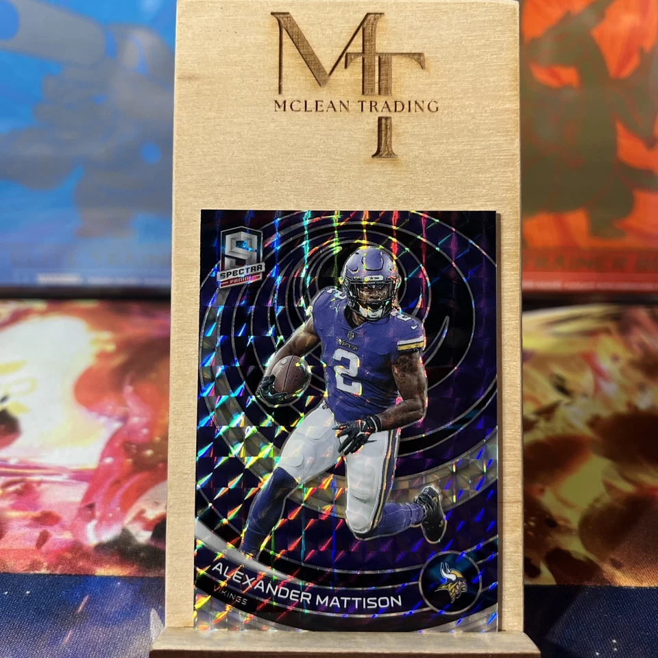 2023 Panini Spectra Alexander Mattison No. 59 Interstellar 46/60 Vikings - Image 1 of 2