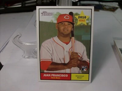 2010 Topps Heritage #287 - Juan Francisco RC - Cincinnati Reds  10-1868 - Image 1 of 2