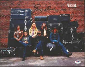 Allman Brothers 3x signed 11x14 photo PSA/DNA Gregg Allman Jaimoe Butch Trucks - Picture 1 of 2