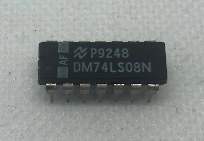 NATIONAL SEMICONDUCTOR 2 X DM74LS08N Original NSC Semiconductor SN74LS08N 74LS08 DIP14 DIL Uk Seller