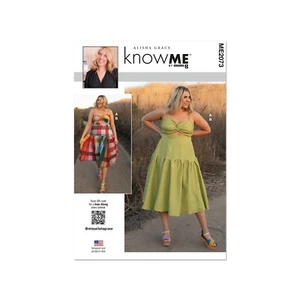knowME Schnittmuster ME2073 - Kombination - Trägertop mit Volantrock - Bild 1 von 9