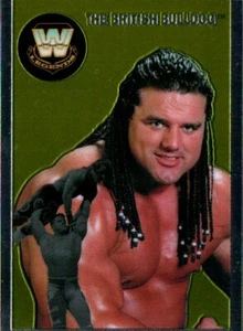 2007 Topps Heritage II Chrome WWE Legends Wrestling Card #79 British Bulldog - Picture 1 of 2