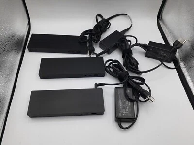 (3) HP USB-C Dock G4 Docking Station L13898-002 + 65W Power Supply - Image 1 of 4