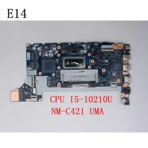 NM-C421 For Lenovo ThinkPad E14 Laptop Motherboard CPU I5-10210U FRU 5B20S72281 - Picture 1 of 3
