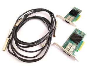 25Gbe Netzwerk Set HP Mellanox ConnectX-4 LX 640SFP28 25GB SFP28 DAC 2x 3m Kabel - Afbeelding 1 van 4