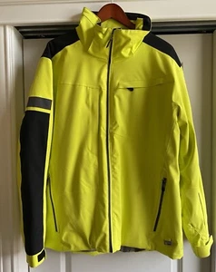 KARBON Lithium Alpha Graphite Ski Jacket Mens Large Neon Yellow/Black $400 Excl - Picture 1 of 14