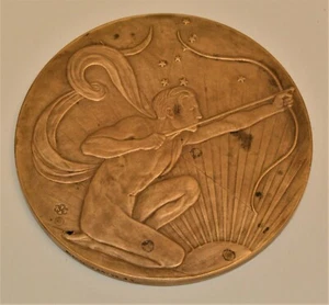 1913 Springfield MA Municipal Buildings Bronzemedaille Gail Sherman Corbett RAR! - Bild 1 von 3