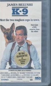 K-9 (VHS, 1989) James Belushi Jerry Lee - Picture 1 of 2