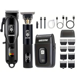 Professional Clippers and Trimmers Set for Hair Cutting, Beard Trimmer Kit Gifts - Picture 1 of 12