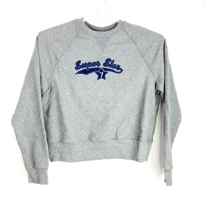 Route 66 Mujer Junior Talla L Gris Pullover Manga Larga Suéter Sudadera Foto 1 de 4