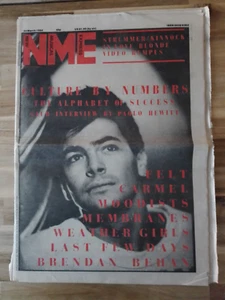 NME New Musical Express John Moss Culture Club Cover 1984 Newspaper - Picture 1 of 1
