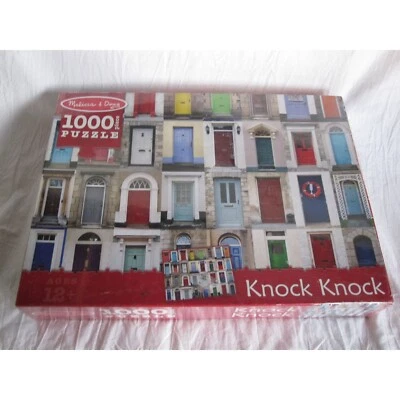 NEW 1000 piece Melissa & Doug Knock Knock Doors Jigsaw Puzzle #9092 - Image 1 of 3
