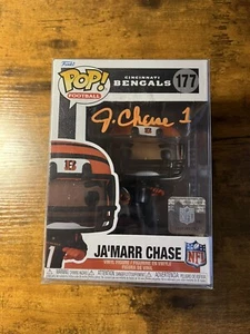 Funko Pop! Ja’marr Chase Cincinnati Bengals Signed #177 COA Vinyl Figure - Picture 1 of 7