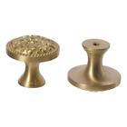 2Pcs Brass Drawer Handle Round Door Pulls  For Home Cabinet Hardware Knobs