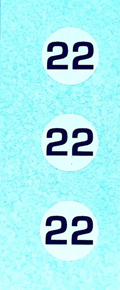 Dinky 110 Aston Martin | Green Car 22 | Transfer/decal - Image 1 of 1