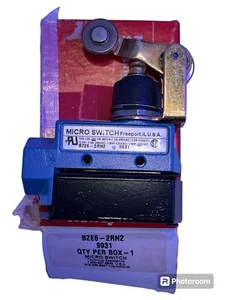 HONEYWELL BZE6-2RN2 600VAC 2A Interruptores de límite Brazo de rodillo superior Actuador Ajustador con S - Imagen 1 de 1