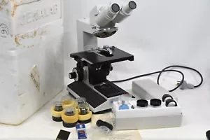 Carl Zeiss Jena Jenalab Microscope with 5 Objectives & Accessories - Picture 1 of 24