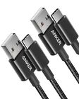 Anker USB-A to USB-C Charger Cable 2 Pack (3ft ), 331, USB C of 2, Black 