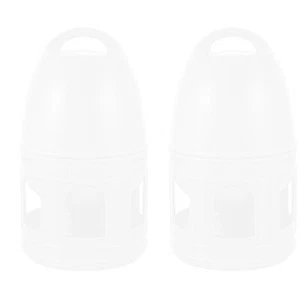 Juego de 2 Palomas Fuente Bebedero Pajarera Para Exterior Alimento Agua Pájaros - Imagen 1 de 12