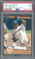 1992 U.D. Fanfest Tony Gwynn All-Star Game Gold #25 PSA 7  Pop 1!